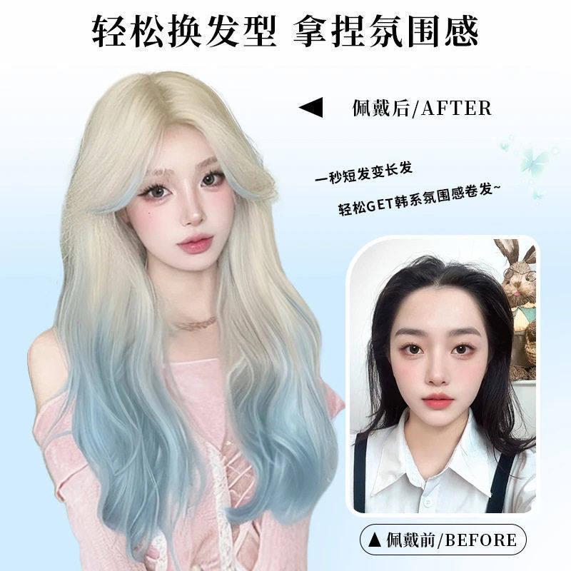 逐梦蝶洛丽塔温柔长卷整顶假发