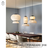 Akari设计师艺术北欧ins网红餐厅吧台客厅卧室丹麦野口勇灯笼吊灯