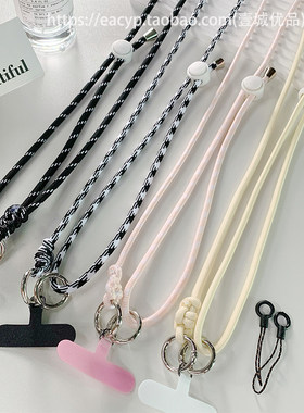 ins风个性尼龙手机挂件斜挎可背