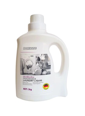 德国进口Bamnate班奈特香水洗衣液3KG去渍天然植物不伤手多效护色