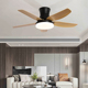北欧简约超薄吊扇灯低层高现代客厅餐厅卧室家用变频大风量风扇灯