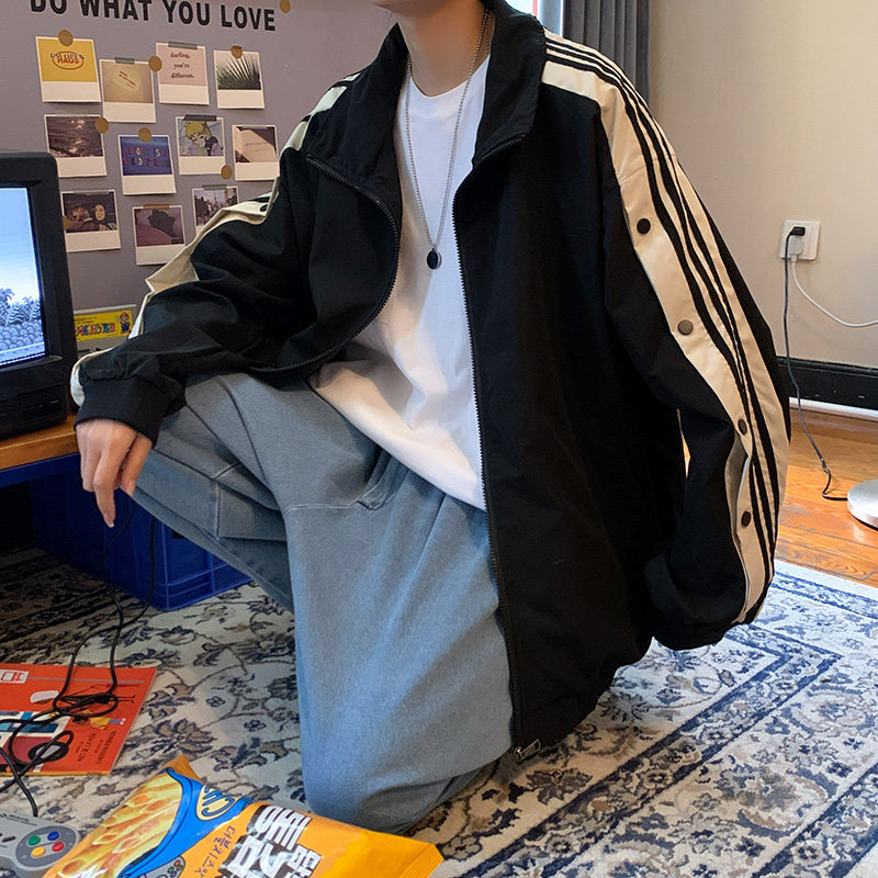 Spring and autumn 2021 new men's coat, Korean fashion casual jacket, pishuai, Hong Kong style, fashion brand, cool charging suit