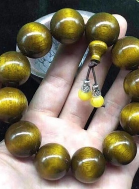 老料金丝楠木手串阴沉木