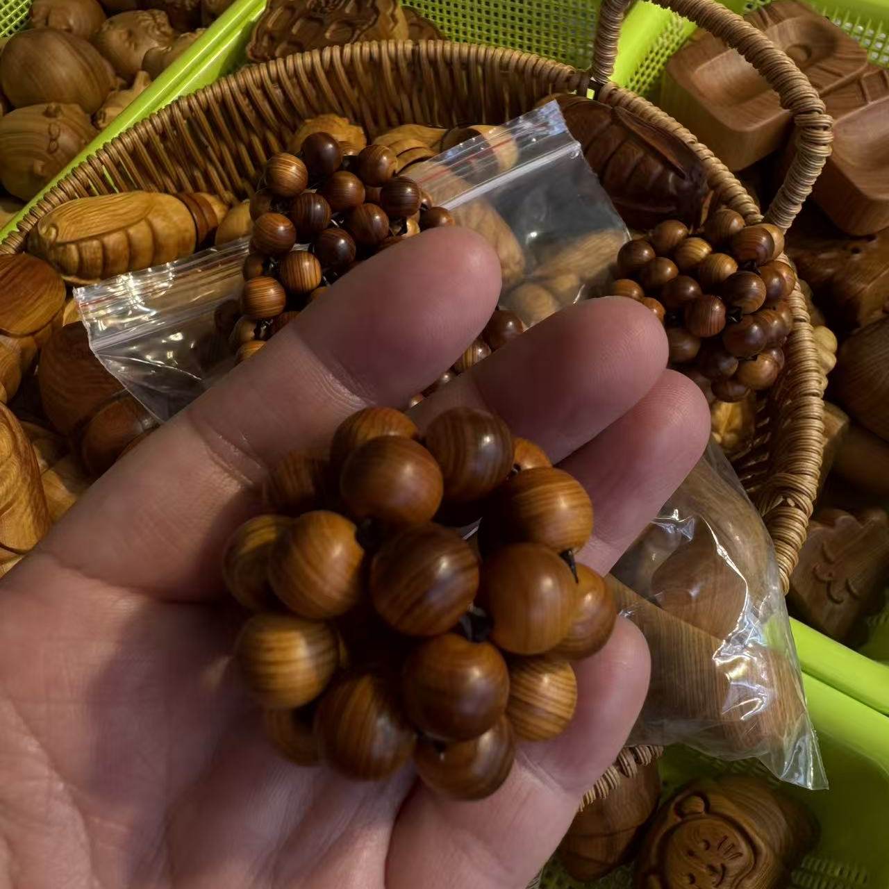 崖柏珠子捏捏乐手部按摩