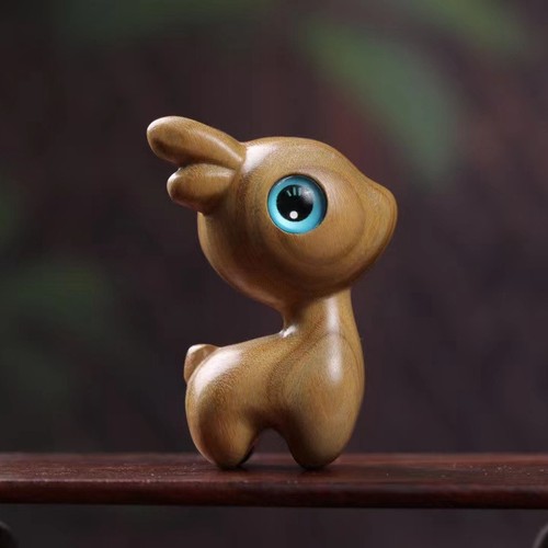 绿檀木手把件中国风家居