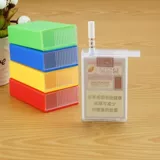 Мужской пластиковый прозрачный портсигар, лента, портативный защитный чехол, 20 шт