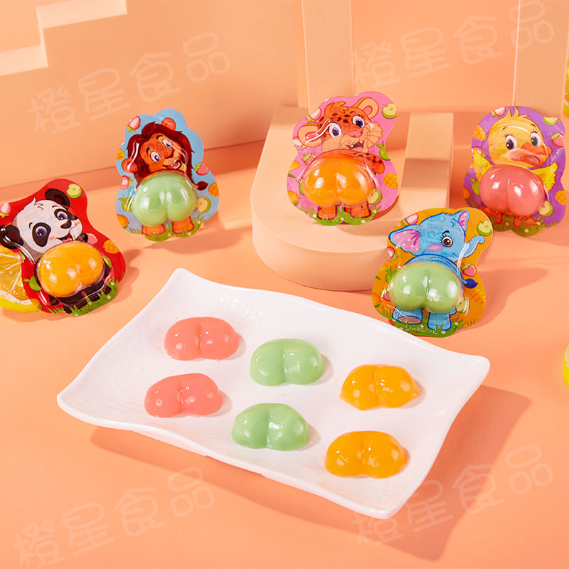 网红屁屁软糖恶搞糖果搞笑糖蜜桃软糖卡通造型创意pp糖果喜糖包邮