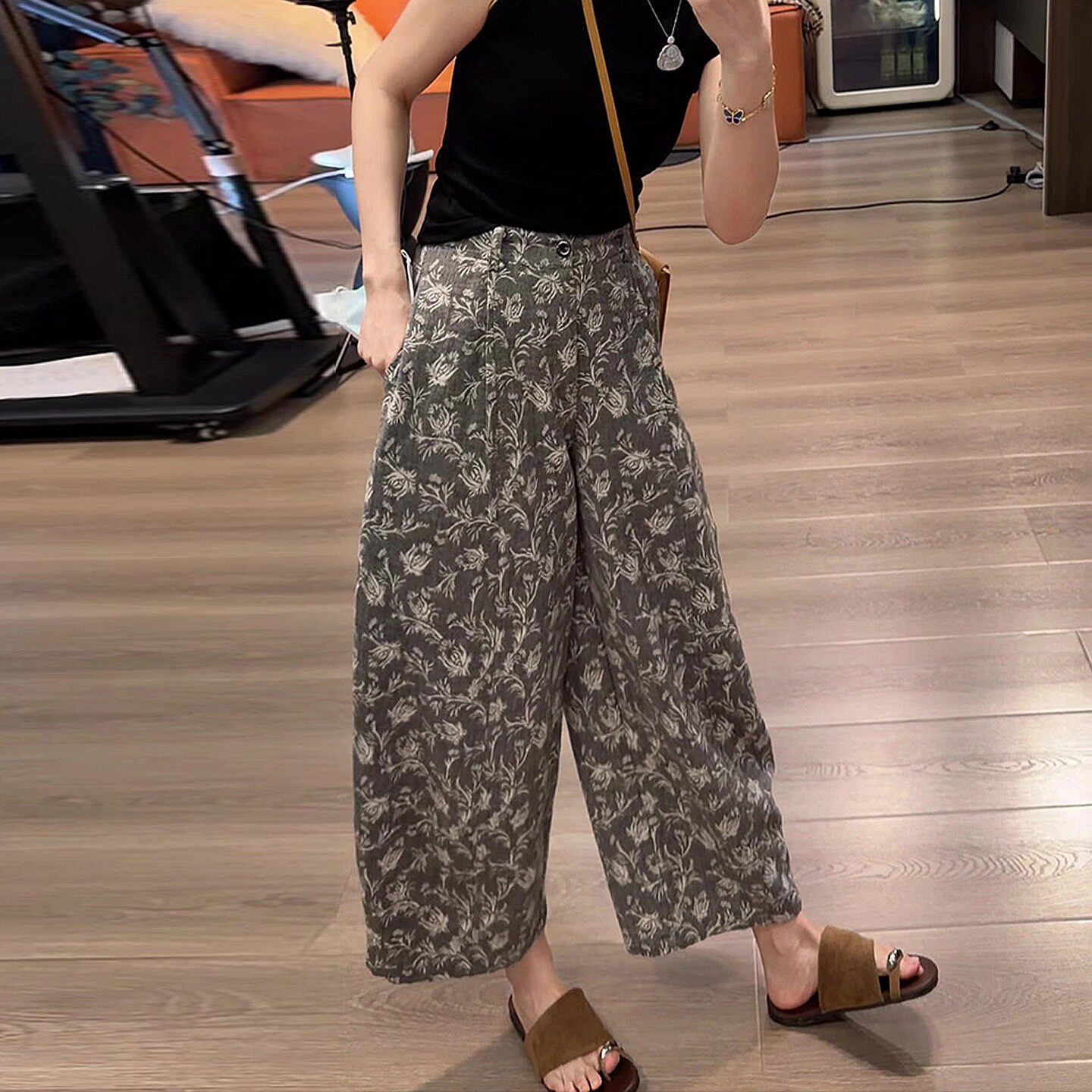 夏季薄款裤子女九分裤202