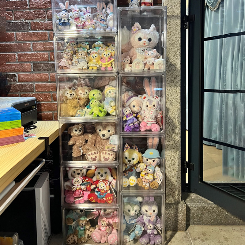 乐高翻盖3L小清新毛绒玩具收纳