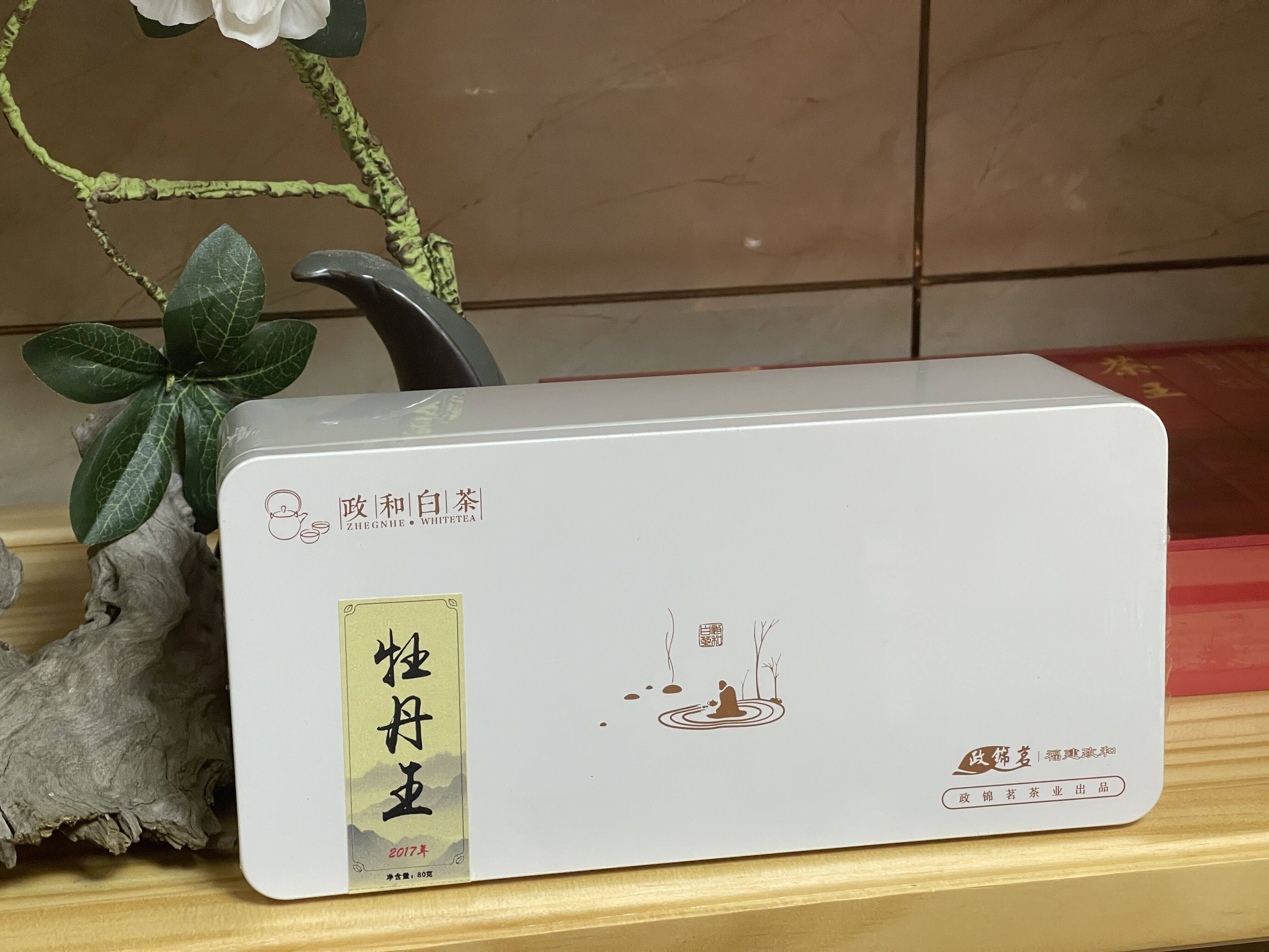 政锦茗政和白茶丨17特级白牡丹丨毫香蜜韵可可香丨牡丹王包装80g