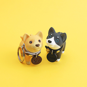 柴犬钥匙扣女韩国可爱创意钥匙链情侣挂件礼物一对小狗狗书包挂饰