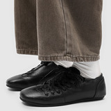 A258-QL31120-P125斜口德训鞋2025英伦风复古经典个性正装皮鞋，男鞋皮鞋，电商A258