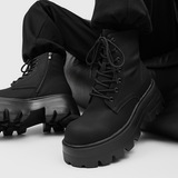 A258-QG071-P128英伦复古风经典马丁靴隐形内增高男靴户外工装靴，男装工装外套，电商A258