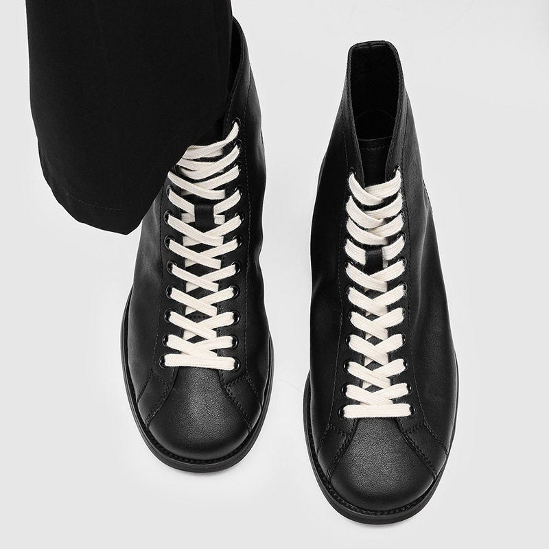 A258-QL931129-P168马丁靴户外厚底加绒男靴英伦风复古经典短靴，男鞋马丁靴，电商A258