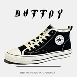 A258-M2126-P185经典复古高帮帆布鞋青年学生百搭简约休闲感板鞋，男鞋帆布鞋，电商A258