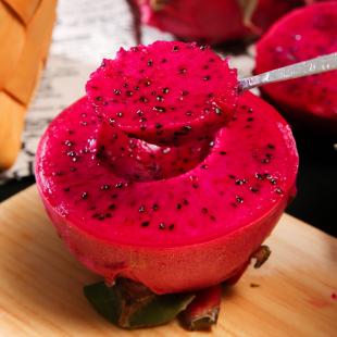 红心火龙果带箱5斤大果新鲜包邮水果当季大红蜜肉红龙果金都10