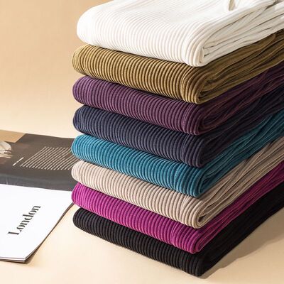 300斤大码安可拉红窄版阔腿裤女秋冬加绒2025宽松显瘦休闲直筒裤