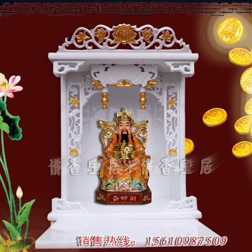 现代家居佛龛欧式白色吊柜佛堂供台神龛菩萨财神佛龛柜佛楼佛座屋