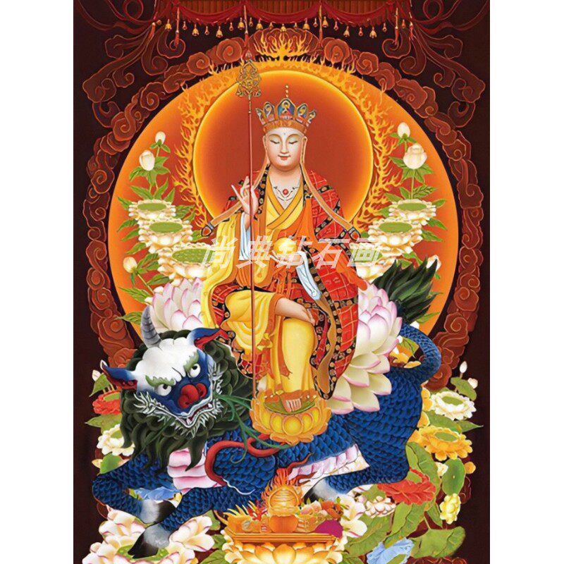 DIY方钻满钻钻石画砖石绣唐卡地藏王菩萨手工贴钻点钻十字绣套件