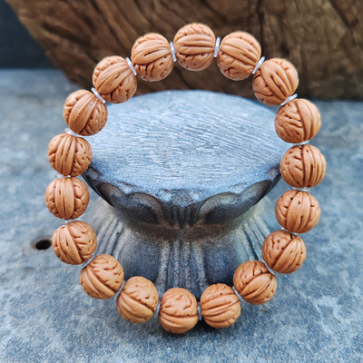 三易缘小金豆小桃核饱满圆润手串