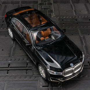 新款 车致仿真760Li合金汽车模型摆件7系轿车声光避震玩具车男