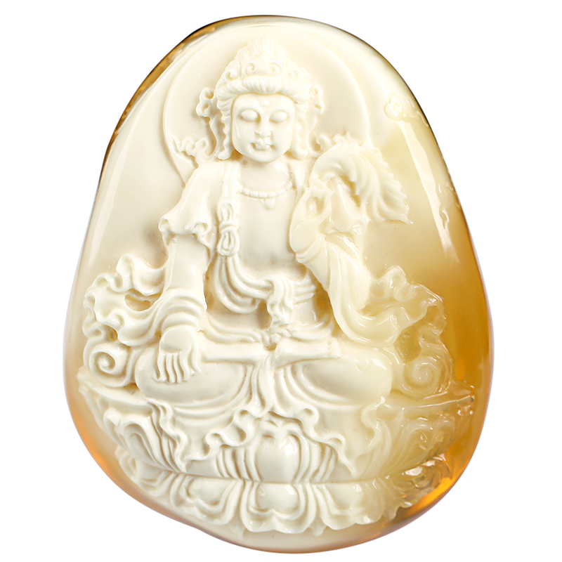 欧采妮白蜜雕刻件天然孤品