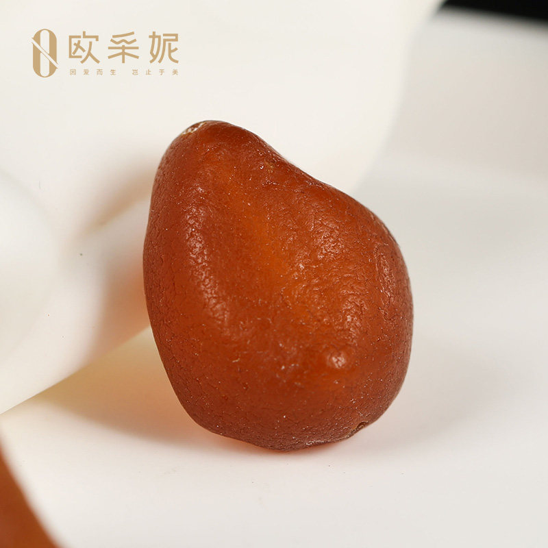 欧采妮蜜蜡随型珠【原皮海漂籽料】天然原石带皮diy手串手链配珠