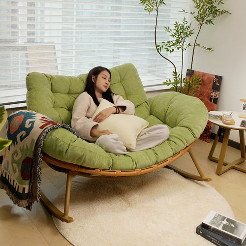 摇椅沙发客厅躺椅成人可睡觉家用休闲懒人椅阳台晒太阳椅坐睡两用