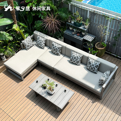 馨宁居定制户外仿皮防水沙发坐垫椅垫卡座露天室外软包坐垫定制