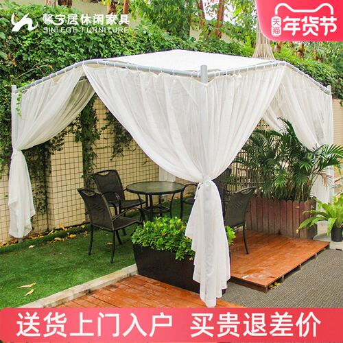 户外凉亭网红遮阳棚民宿阳台室外