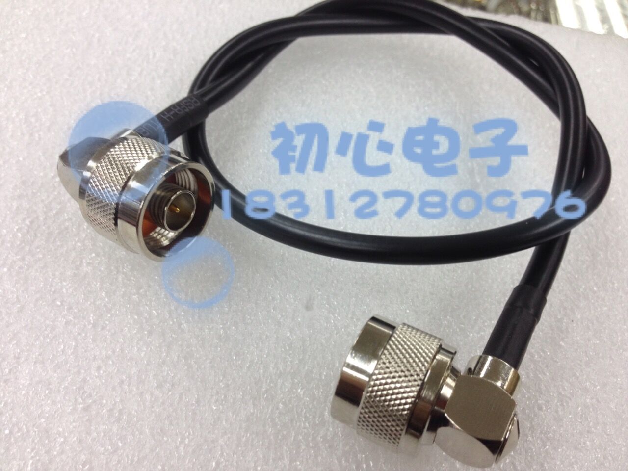 N-JWJW同轴信号线 N公弯头转N公弯头射频RF连接线50欧姆