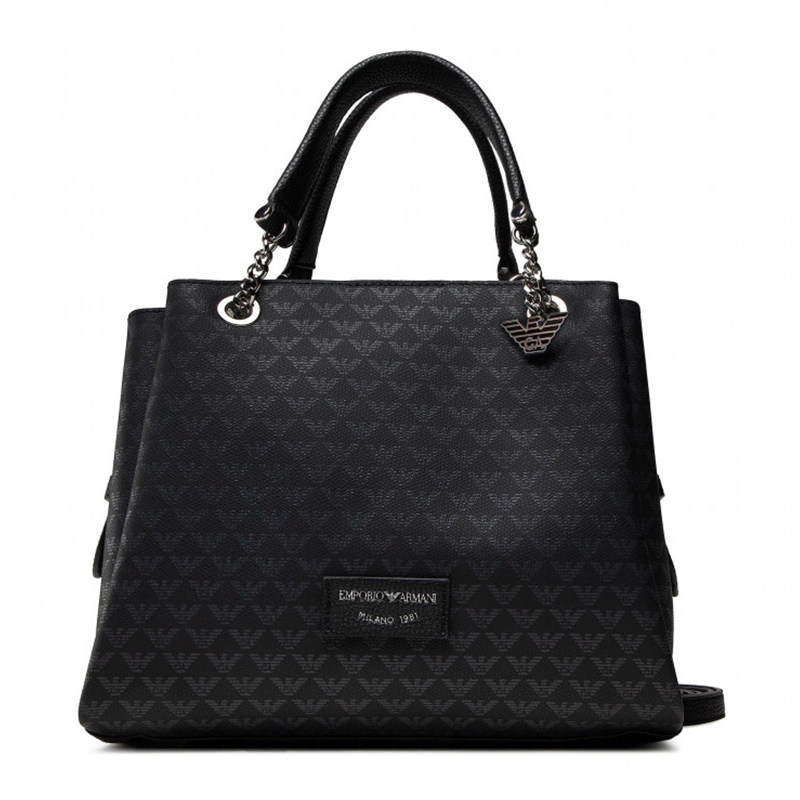 emporio armani阿玛尼新款女斜挎磁扣通体鹰标托特包y3d158 y345e
