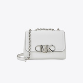 迈克·科尔斯 MICHAEL KORS MK女包女士白色单肩链条斜挎包
