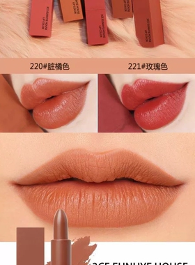3CE Eunhye House柔美情调口红秋冬款唇膏情调配方南瓜色砖红色