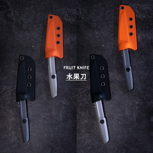 百浓水果刀通体夹粉末钢