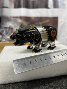 日版正版,牙吠百兽战队,DX超合金变形合体机器人,黑白双熊