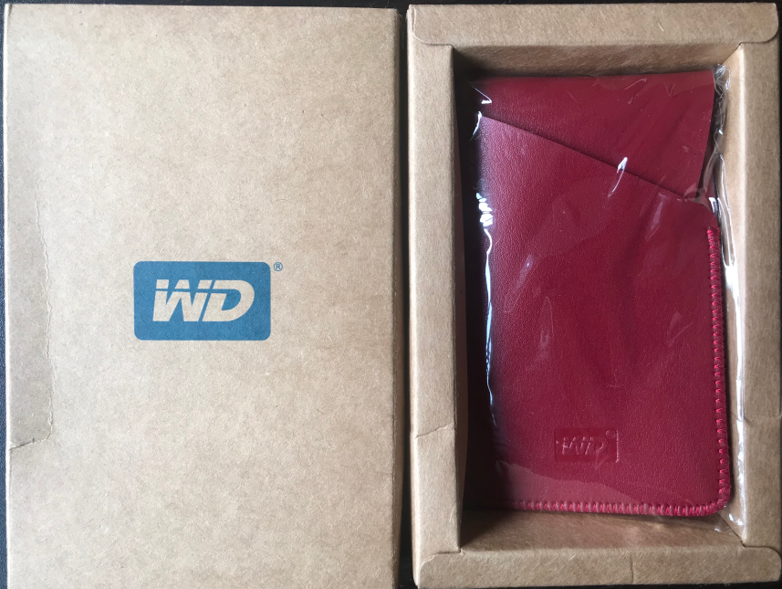 全新 西数WD my passport ssd  移动固态硬盘真皮包（黑 红 棕色