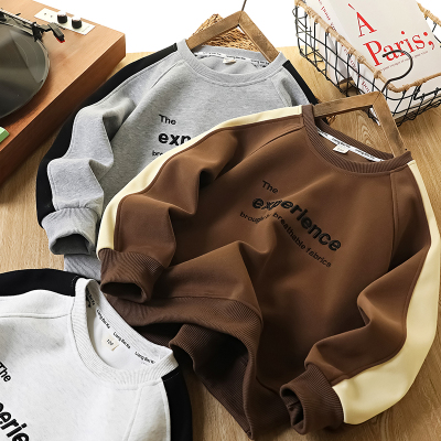 男童圆领卫衣春秋2025新款