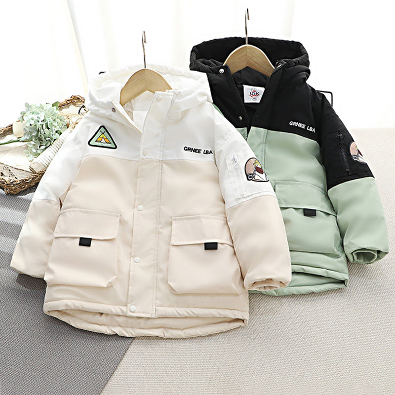 儿童加厚棉服冬季夹棉外套