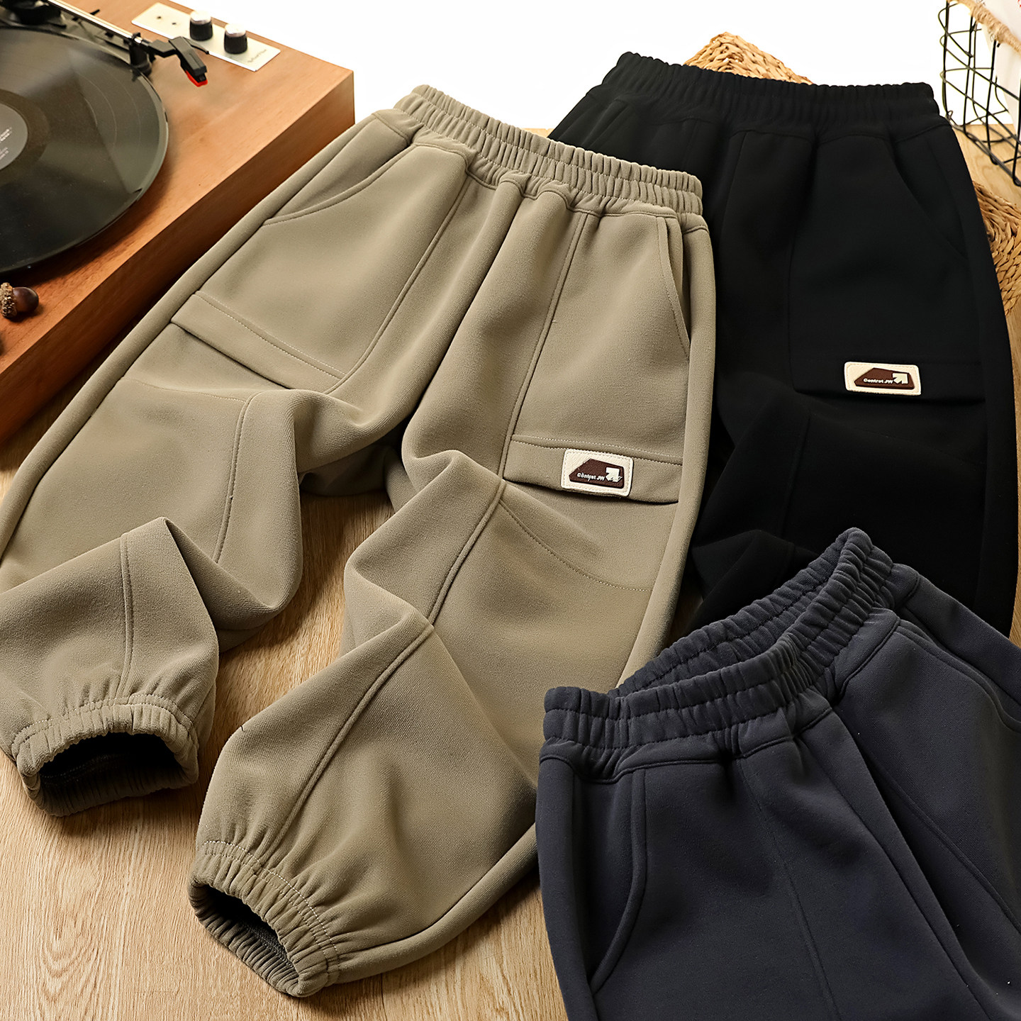 男童裤子春秋2026新款儿童工装运动长裤中大童休闲帅气男孩卫裤潮