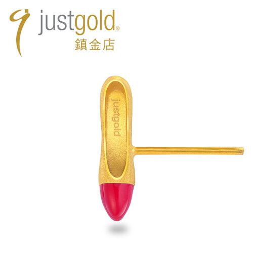 justgold镇金店耳钉高跟鞋