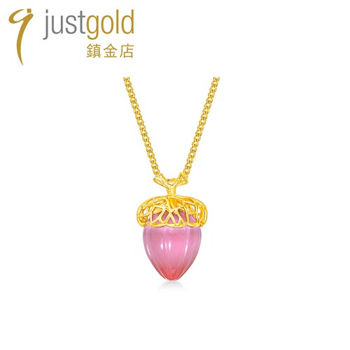 justgold镇金店吊坠冬日童话