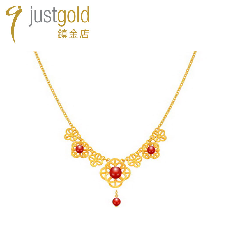 旗舰店足金justgold套链