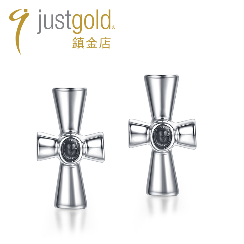 justgold金店时尚个性银耳钉