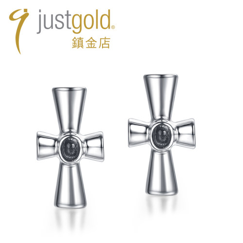 justgold金店时尚个性银耳钉