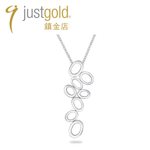 镇金店简约大方风银吊坠