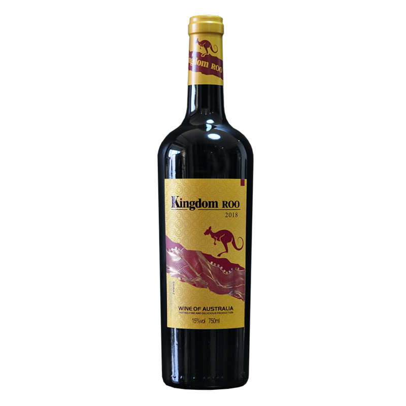 黄标袋鼠红酒15度西拉干红葡萄酒750ml澳洲袋鼠王国KINGDOM ROO