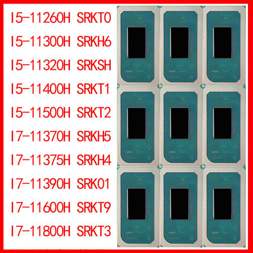 I7-11850H SRKT4 11800H SRKT3 11600H SRKT9  十一代CPU Intel