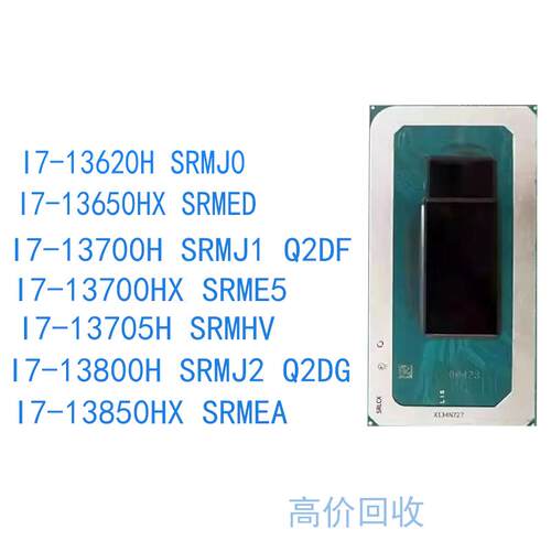 I7-13620H SRMJ0I7-13650HX SRMEDI7-13700H SRMJ1 Q2DF