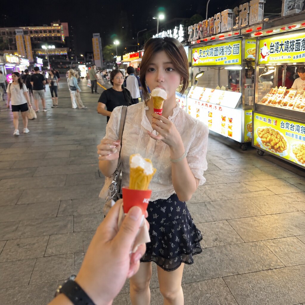 甜美白色上衣碎花半身裙显瘦套装